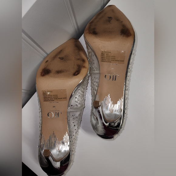 JLo Clear Rhinestone Pumps - Picture 7 of 10